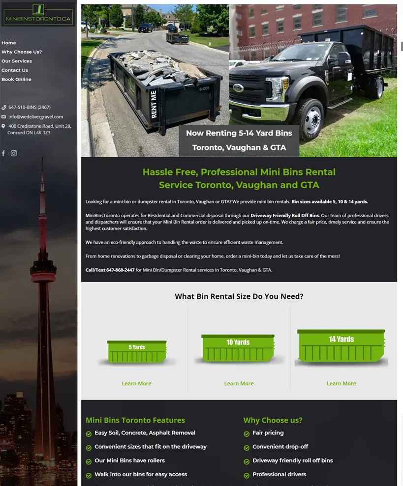 Bin Rental Toronto
