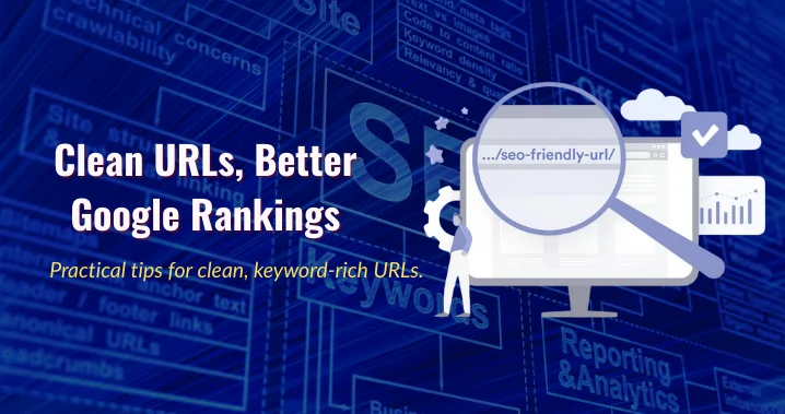 Short keyword-rich URL for higher Google rankings
